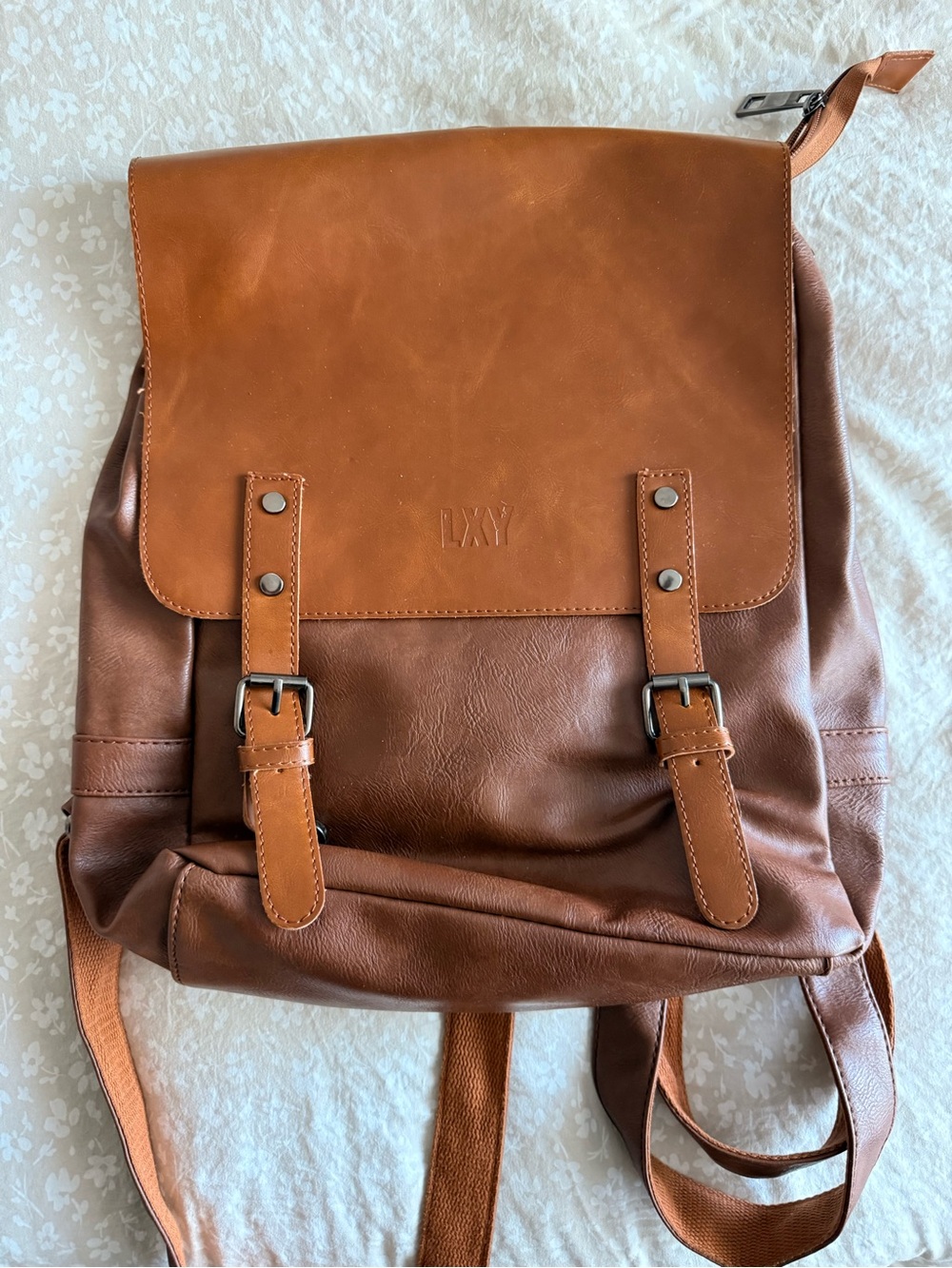 Women’s  Brown Leather Backpack